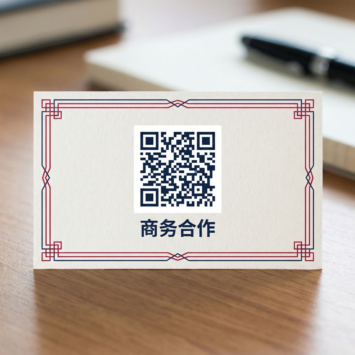 媚黑商务二维码